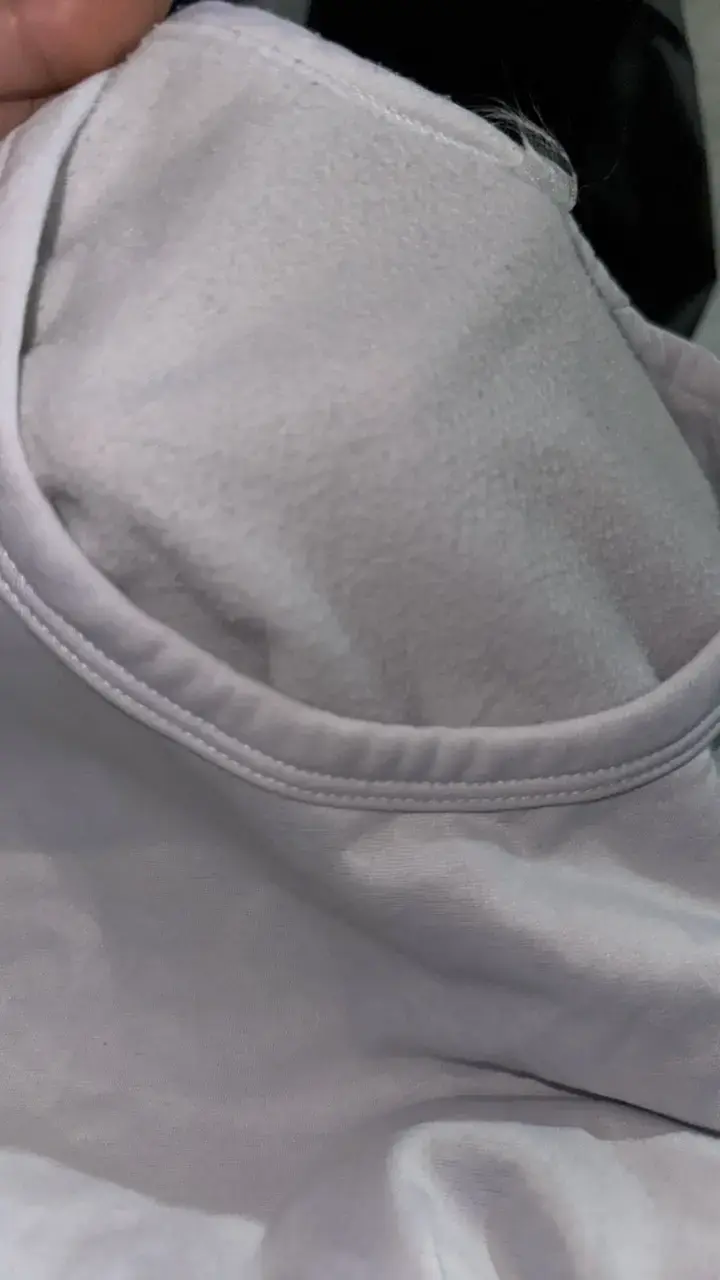 Polera blanca básica de algodón // polar - 3