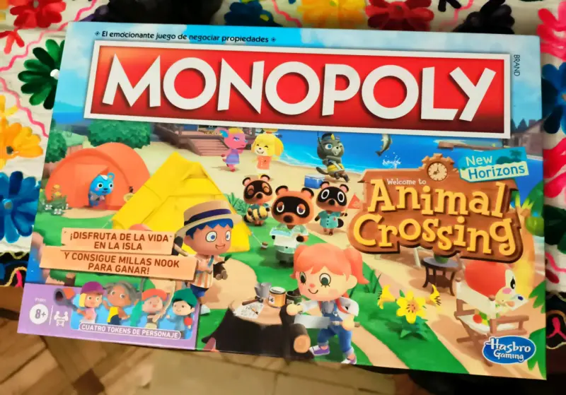 Juego de Mesa Monopoly Animal Crossing Hasbro - 1