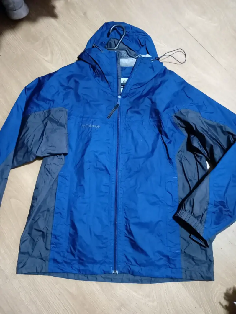 Chaqueta impermeable Columbia azul para hombre - 1