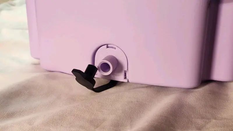 Mini lavadora portátil color lila - 4