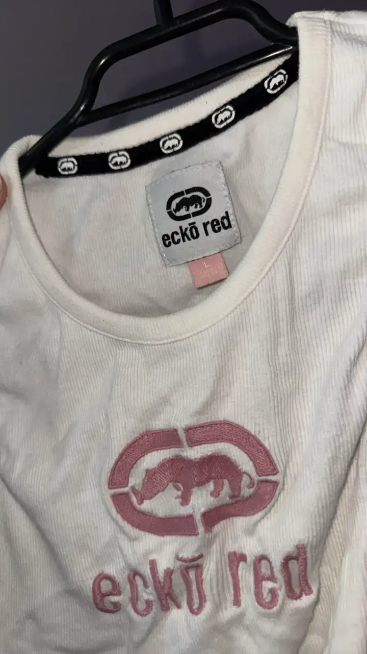 Polera sin mangas Ecko Red blanca - 2