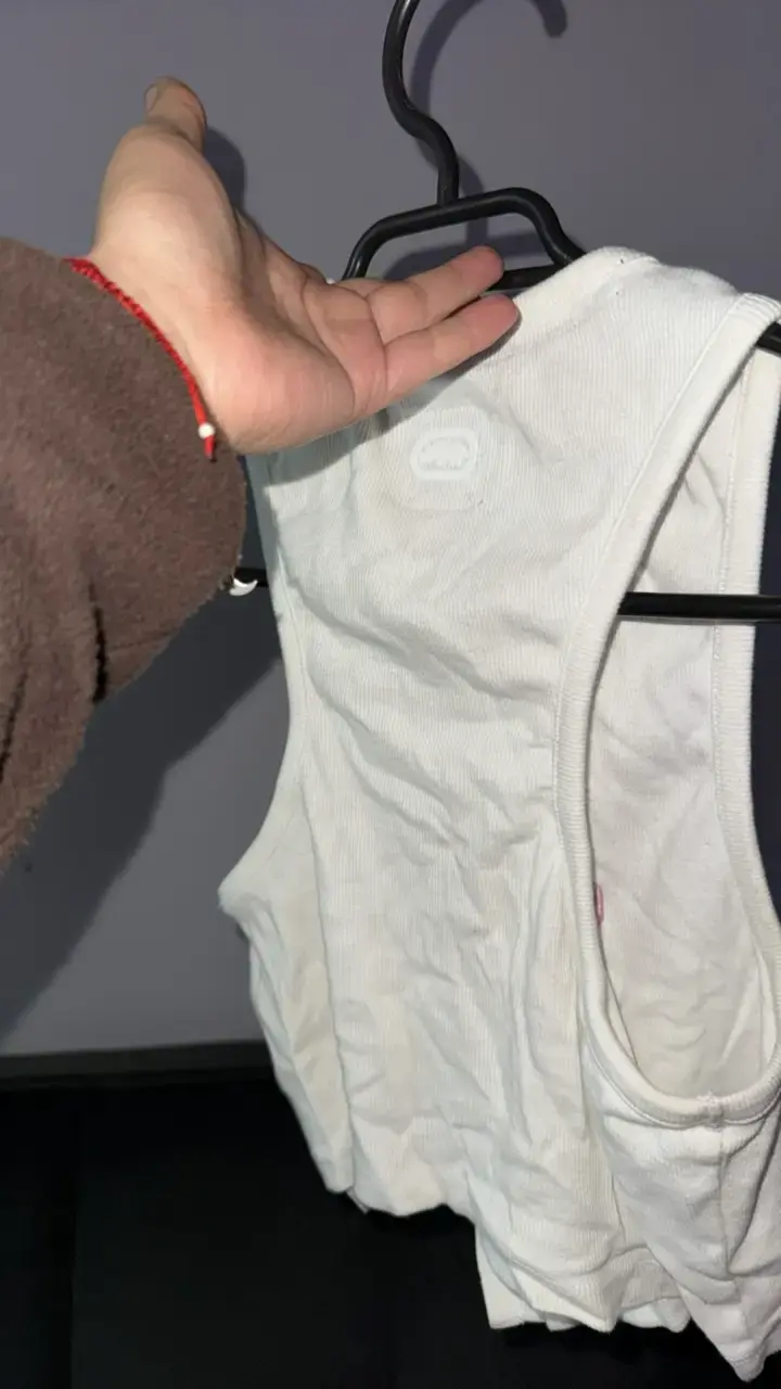 Polera sin mangas Ecko Red blanca - 4