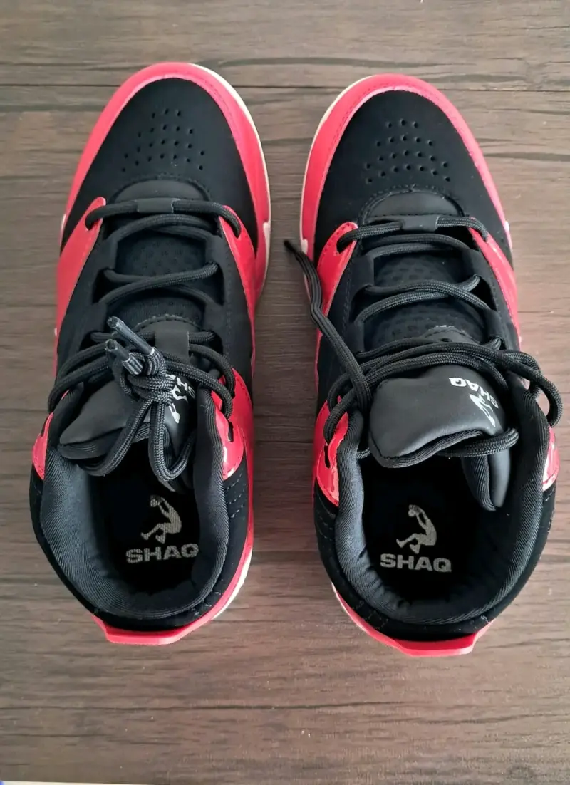 Zapatillas deportivas Shaq negras y rojas - 3
