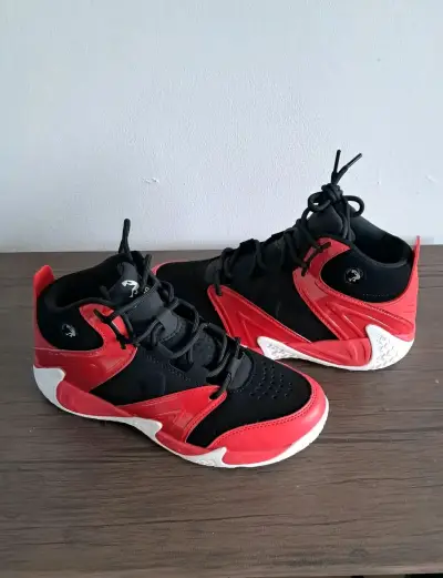 Zapatillas deportivas Shaq negras y rojas - miniatura 6