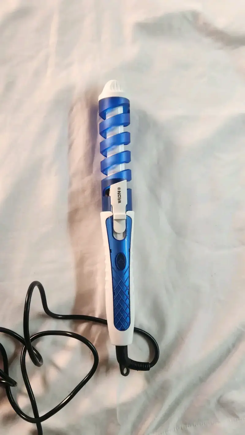 Rizador de Pelo Eléctrico Azul Vion - 1