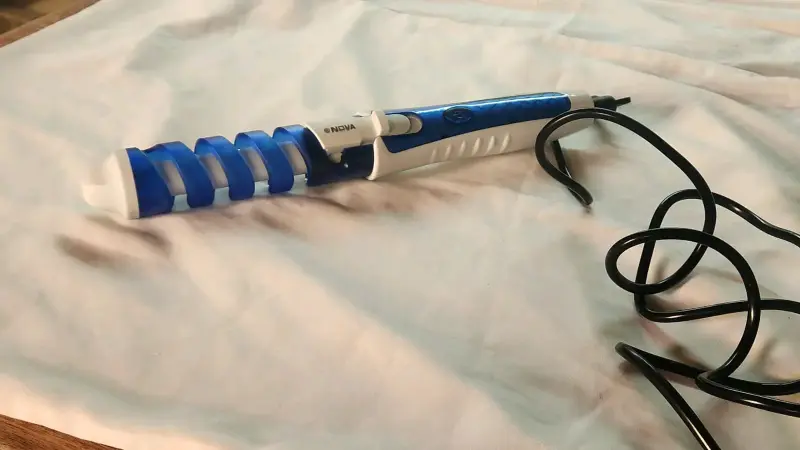 Rizador de Pelo Eléctrico Azul Vion - 2
