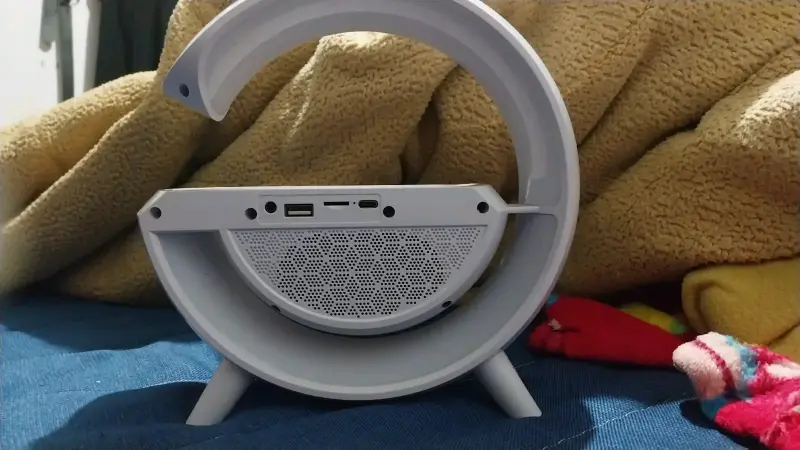 Altavoz Bluetooth con Cargador Inalámbrico Blanco - 2