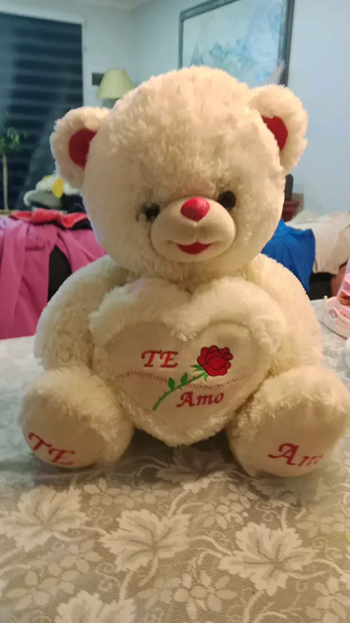 Osito de peluche con corazón 'Te Amo'
