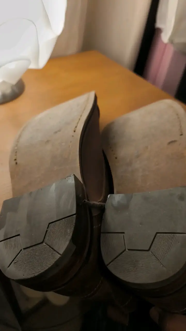 Botas de cuero marrón para hombre - 3