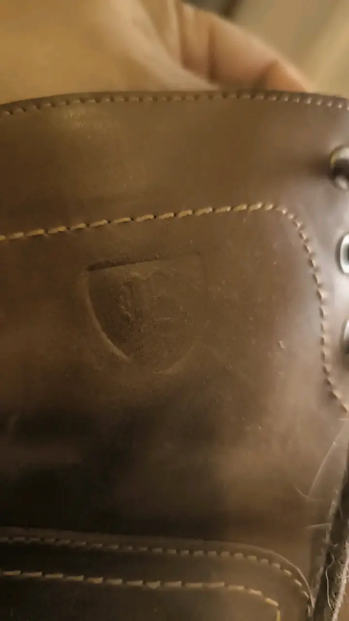 Botas de cuero marrón para hombre - 4