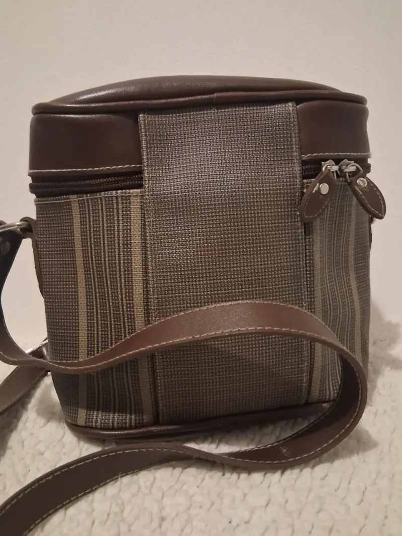 Bolso bandolera Esprit marrón con diseño a rayas - 2