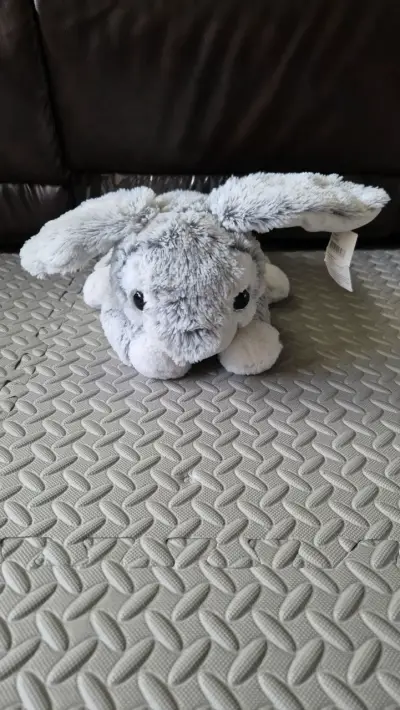 Peluche Conejo Gris Suave y Tierno - miniatura 2