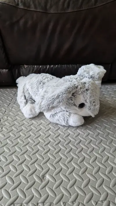 Peluche Conejo Gris Suave y Tierno - miniatura 3