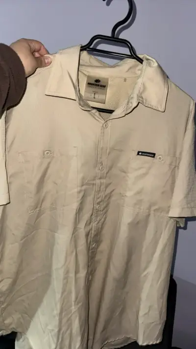 Camisa Beige Hombre Mountain Gear Talla L - miniatura 2