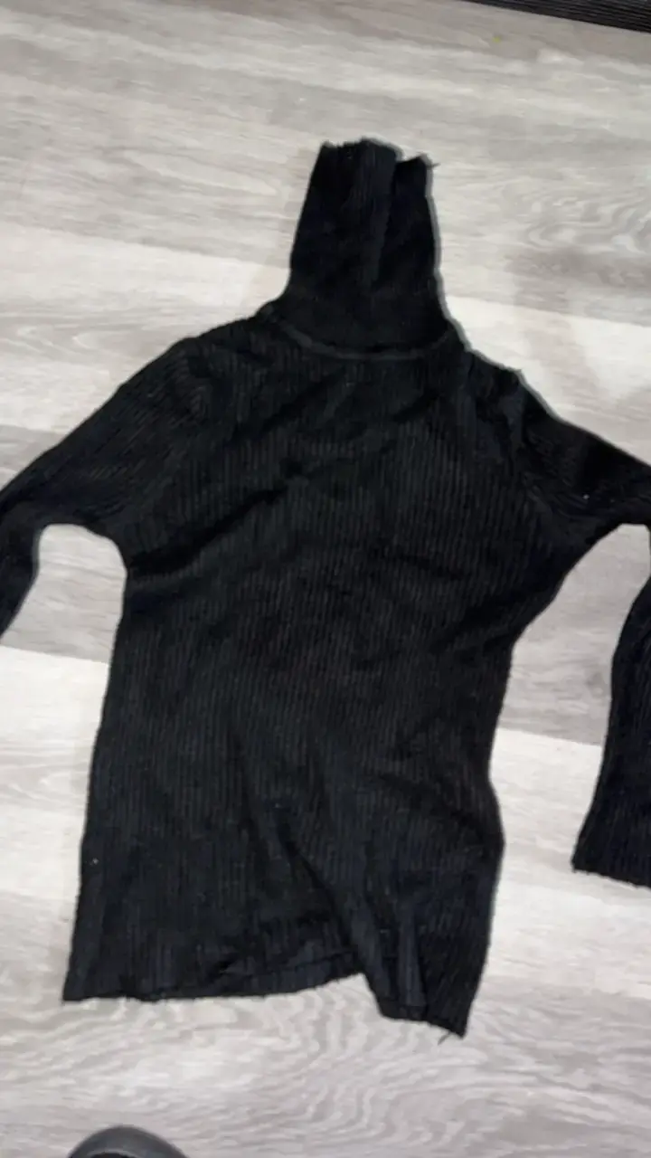Bleate negro cuello alto - 3