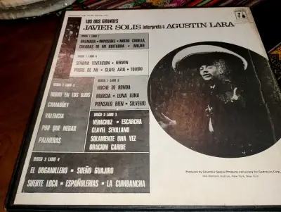 Vinilo Javier Solís Interpreta Agustín Lara - miniatura 5