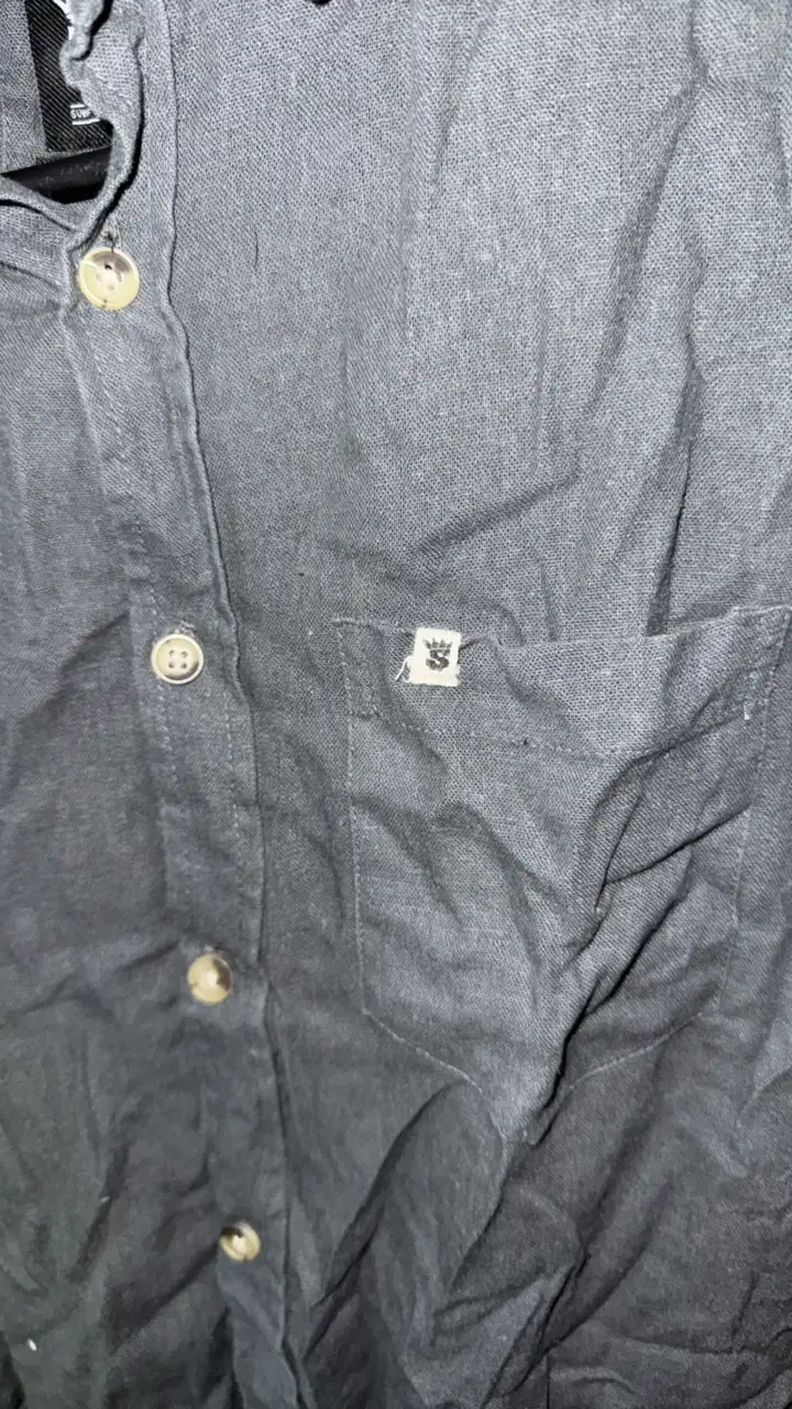 Camisa gris Stoked para hombre talla M - 4