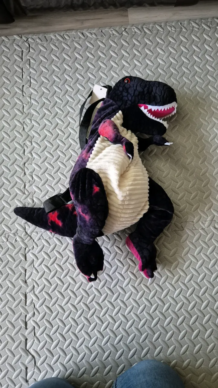 Mochila infantil dinosaurio peluche - 1