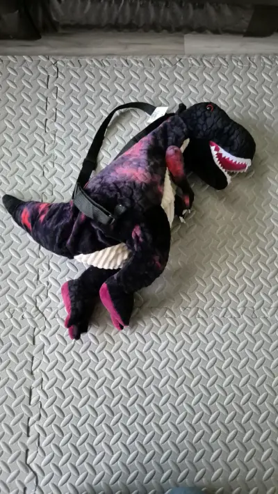 Mochila infantil dinosaurio peluche - miniatura 2