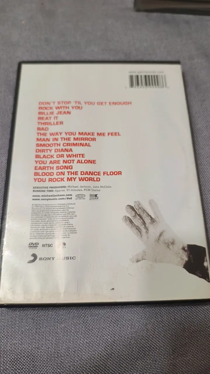 DVD Michael Jackson Number Ones en buen estado - 2