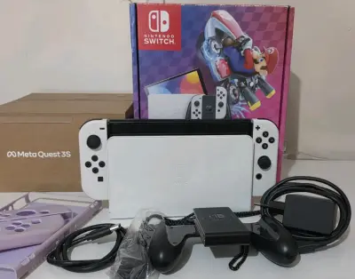 Consola Nintendo Switch OLED Blanca con Accesorios - miniatura 4