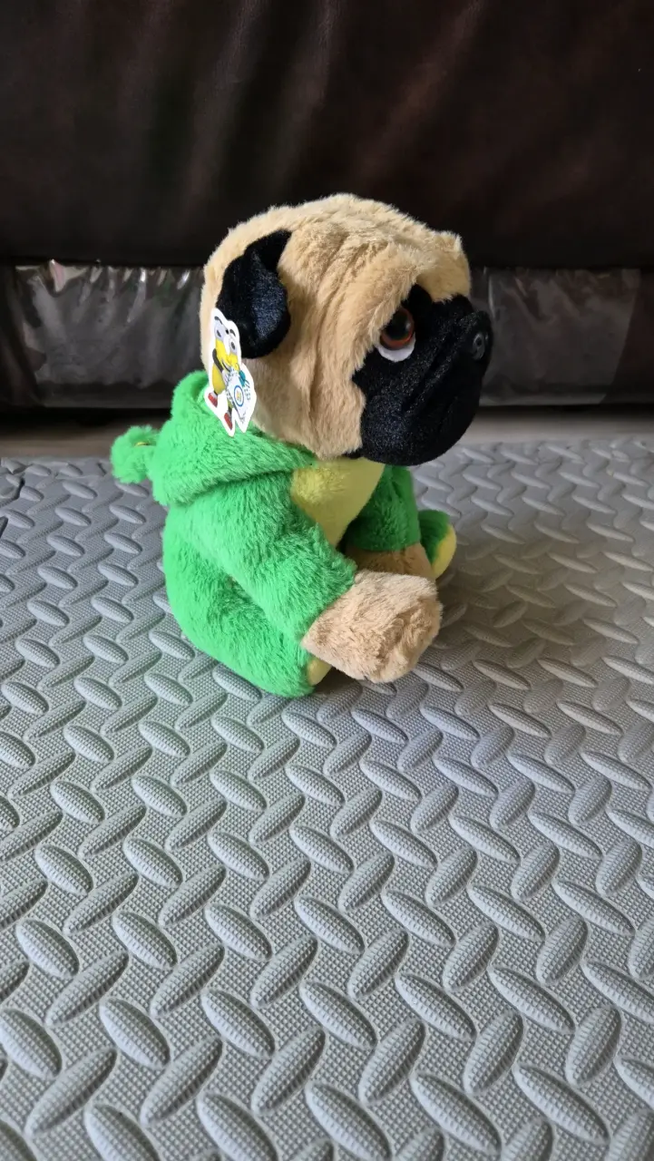 Peluche de perro disfrazado de rana - 2