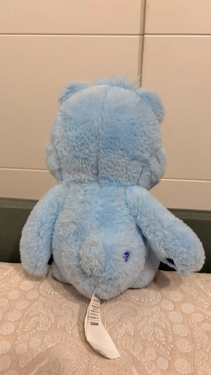 Peluche Oso Cariñosito Azul Suave - 2