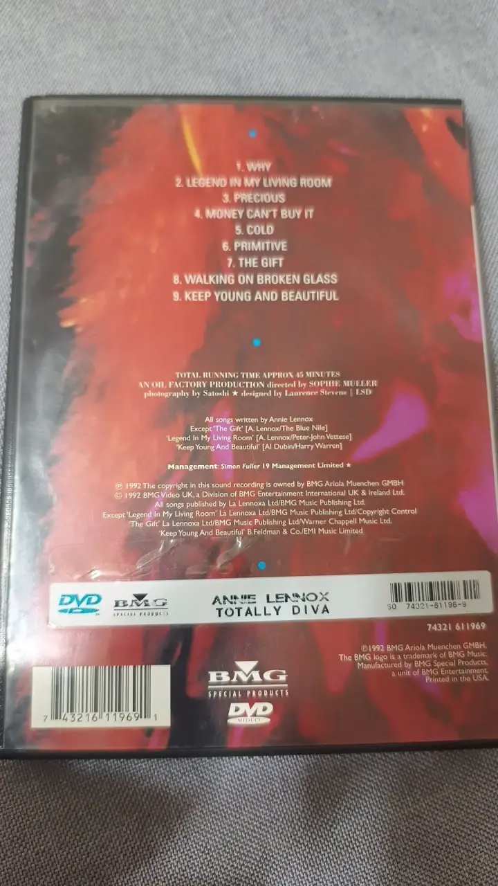 DVD Annie Lennox Totally Diva Edición Platinum - 2