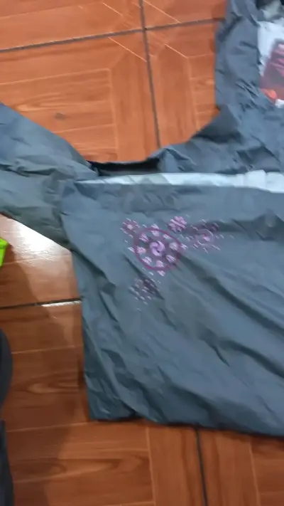 Casaca larga impermeable Kilimanjaro gris - miniatura 1