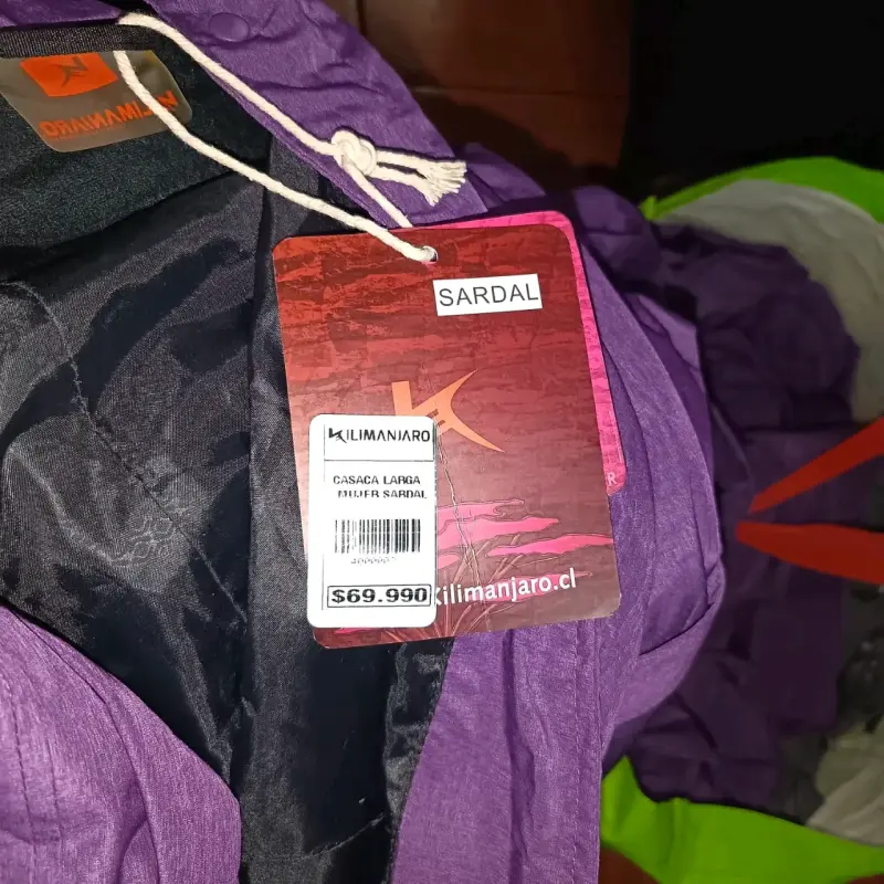 Casaca larga impermeable Kilimanjaro gris - 4