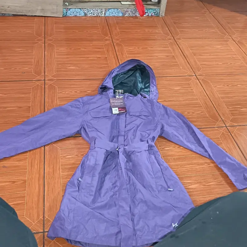 Casaca larga impermeable Kilimanjaro gris - 5
