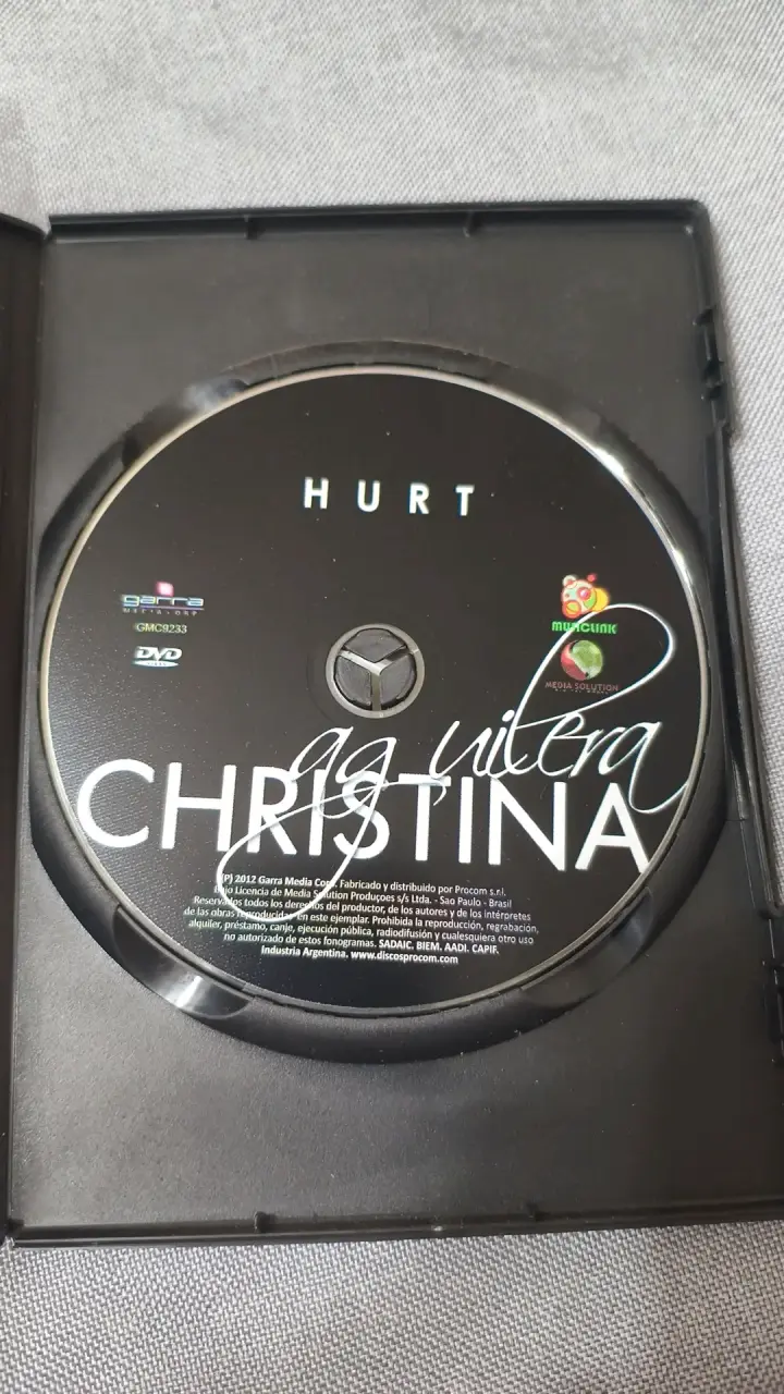 DVD Christina Aguilera Hurt en buen estado - 3