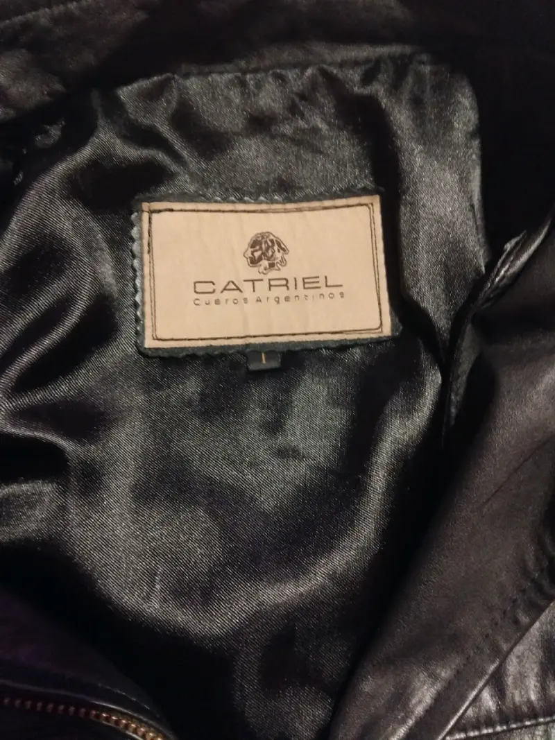 Chaqueta de cuero negra para hombre Catriel - 2