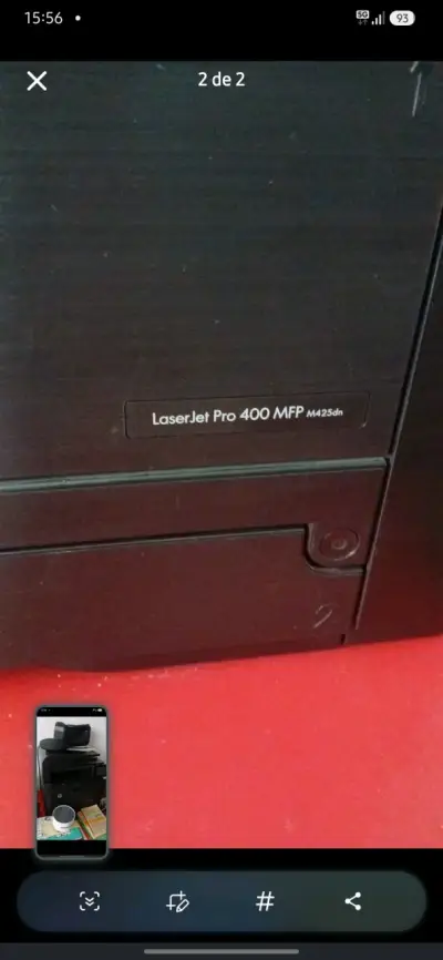 Impresora multifuncional HP LaserJet Pro 400 MFP - miniatura 2
