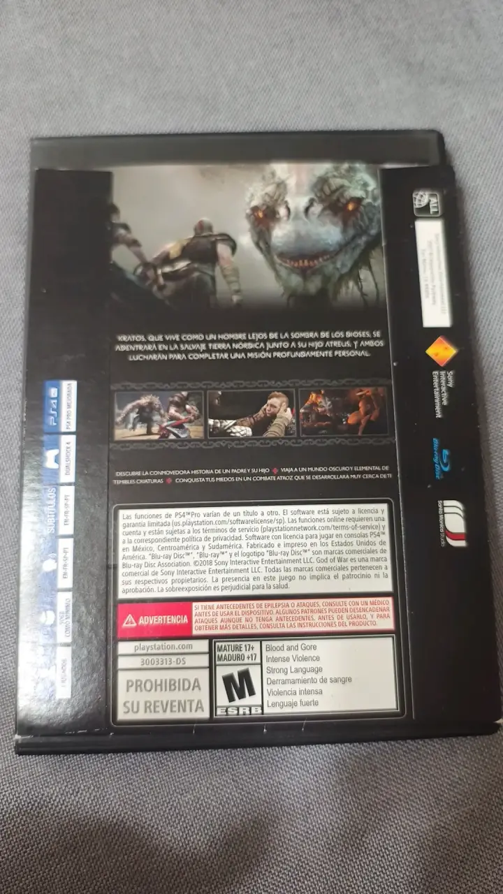 God of War para PS4 en buen estado - 2