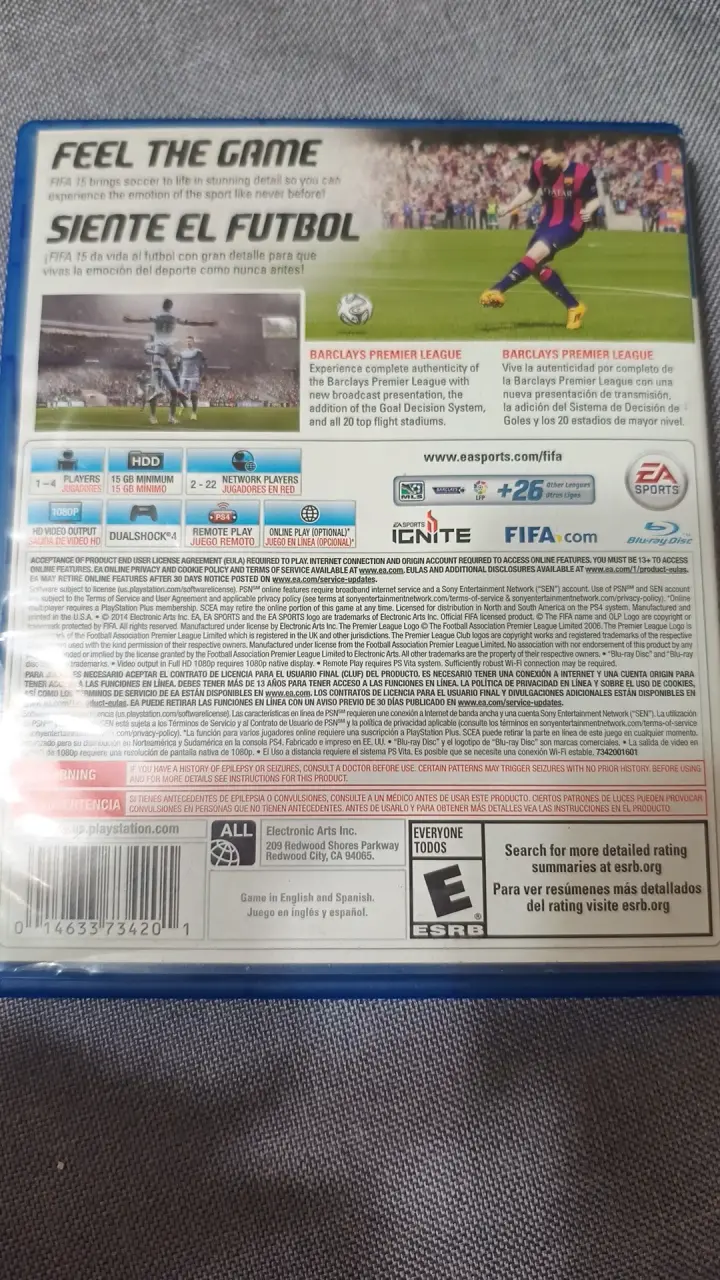 Juego FIFA 15 para PS4 en Español Latino - 2