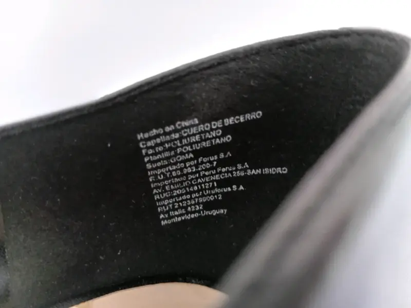 Zapatos de Tacón Negro de Cuero para Mujer - 4
