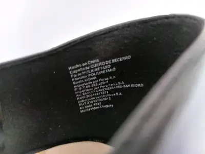 Zapatos de Tacón Negro de Cuero para Mujer - miniatura 4