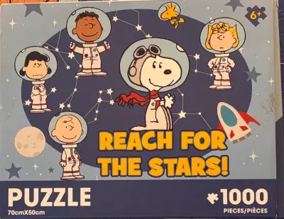 Rompecabezas Snoopy Reach for the Stars 1000 piezas - miniatura 1