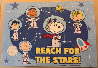 Rompecabezas Snoopy Reach for the Stars 1000 piezas - miniatura 2