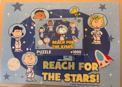 Rompecabezas Snoopy Reach for the Stars 1000 piezas - miniatura 3