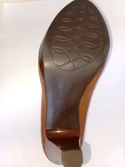 Zapatos de Tacón Flexi Cuero Marrón - miniatura 6