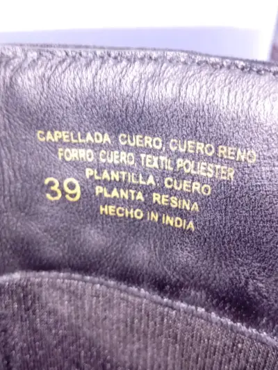 Botas de cuero negro Marittimo talla 39 - miniatura 2