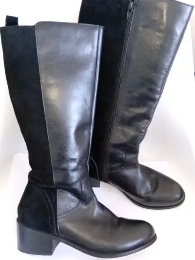 Botas de cuero negro Marittimo talla 39 - miniatura 6
