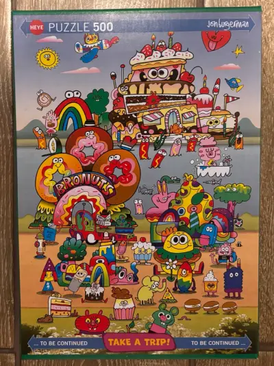 Rompecabezas Heye 500 piezas Jon Burgerman - miniatura 1