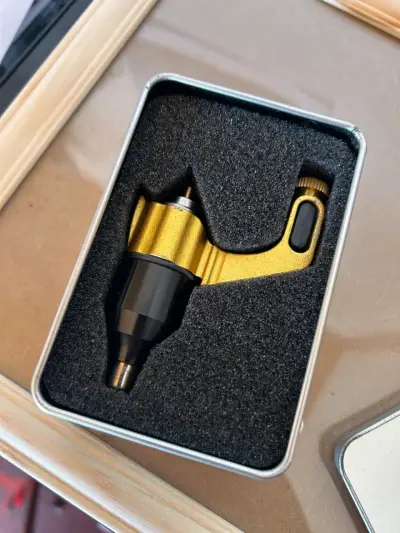 Máquina de Tatuar Rotativa Dorada - miniatura 2