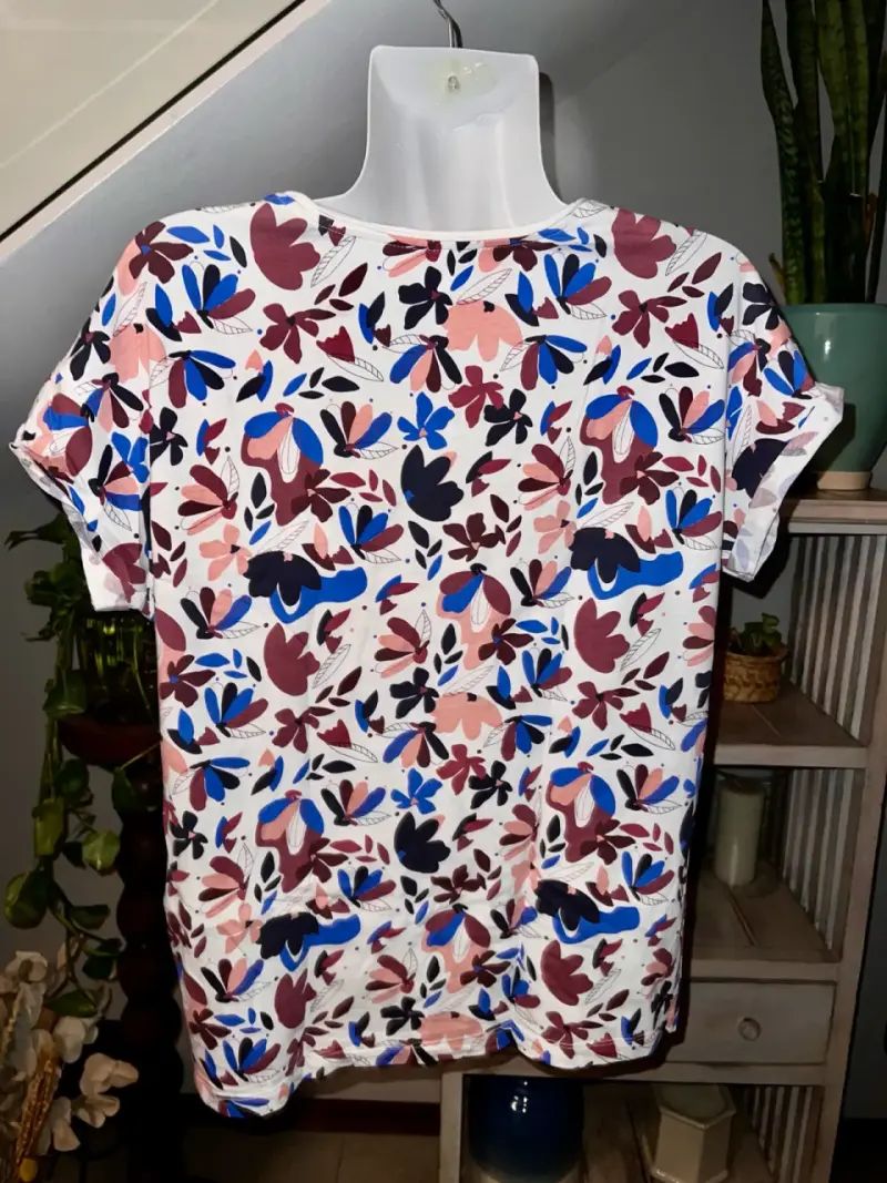 Polera Esprit estampada floral multicolor mujer - 2