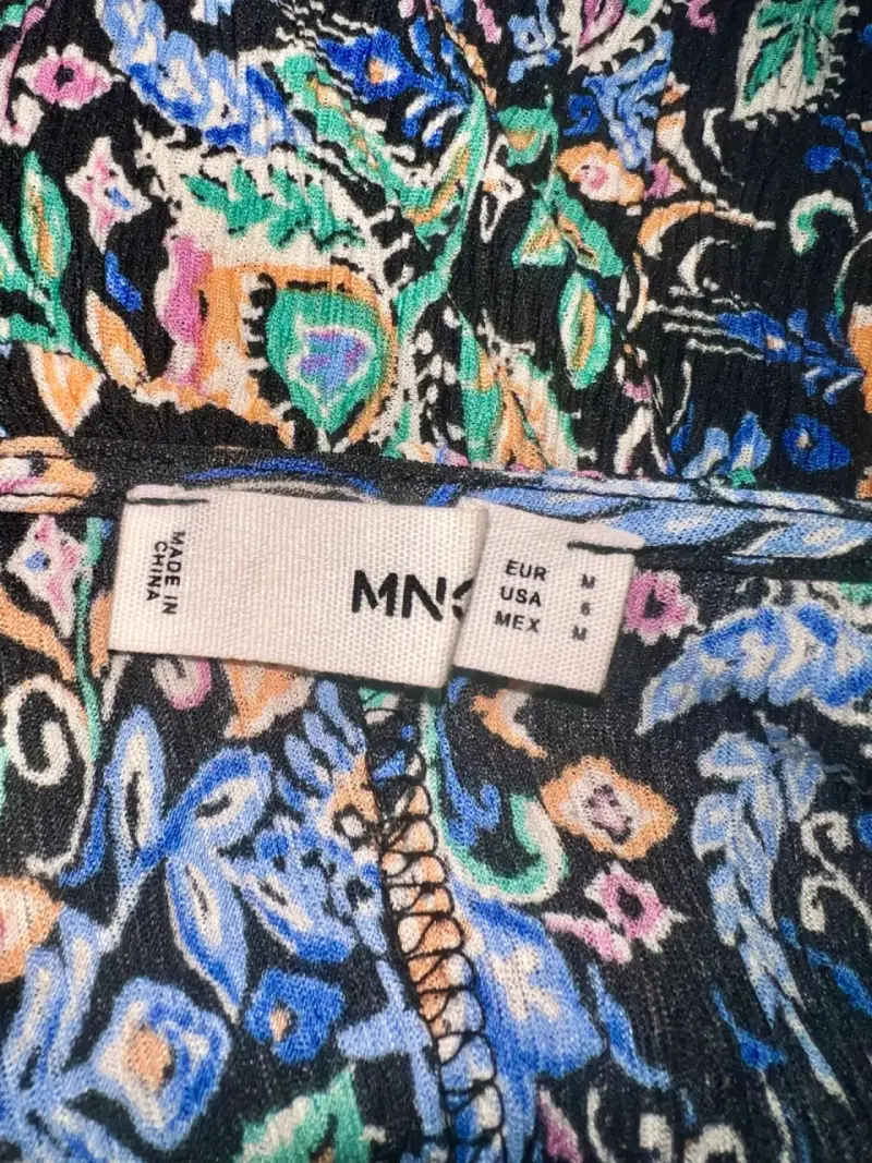 Vestido Mango floral off-shoulder para mujer - 3