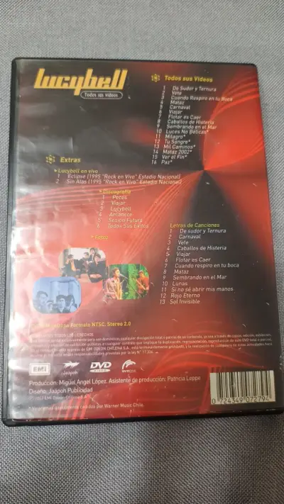 DVD Lucybell Todos Sus Videos con Extras - miniatura 2