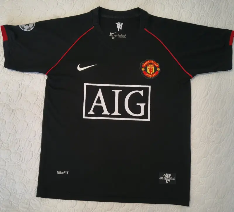Camiseta Manchester United Ronaldo 7 Negra - 1